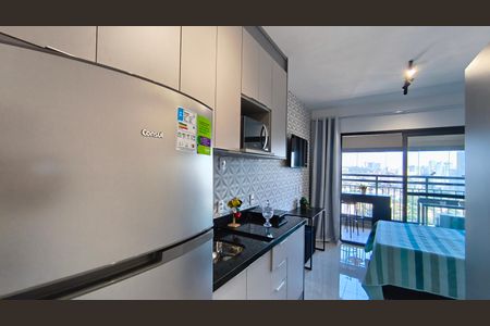 Cozinha de kitnet/studio para alugar com 1 quarto, 27m² em Ipiranga, São Paulo