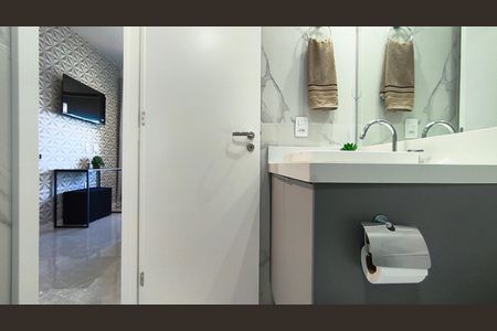 Studio para alugar com 27m², 1 quarto e sem vaga Studio para alugar com 27m², 1 quarto e sem vagaBanheiro