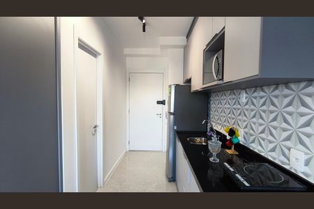 Cozinha de kitnet/studio para alugar com 1 quarto, 27m² em Ipiranga, São Paulo
