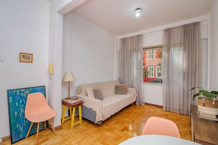 Sala de apartamento à venda com 1 quarto, 76m² em Floresta, Porto Alegre