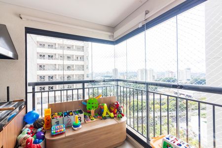 Varanda da Sala de apartamento à venda com 2 quartos, 72m² em Centro, Osasco