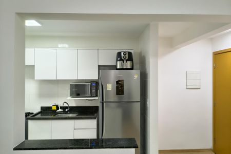 Cozinha de apartamento para alugar com 2 quartos, 80m² em Cidade Ocian, Praia Grande