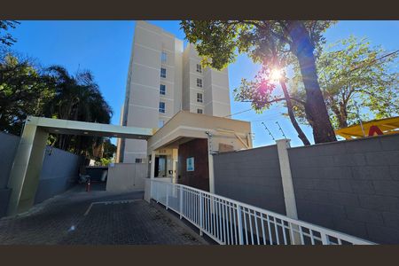 Fachada condomínio de apartamento para alugar com 2 quartos, 55m² em Vila Rica, Lagoa Santa