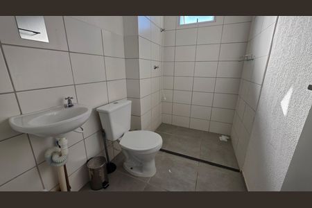Banheiro de apartamento para alugar com 2 quartos, 55m² em Vila Rica, Lagoa Santa