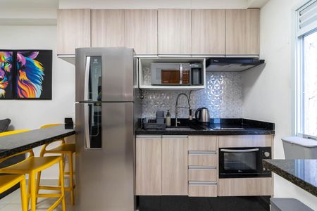 Cozinha de apartamento à venda com 1 quarto, 34m² em Santana, São Paulo