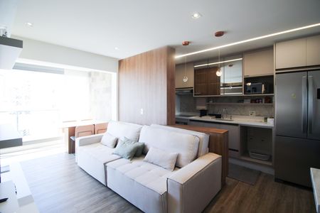Sala de apartamento para alugar com 2 quartos, 73m² em Indianópolis, São Paulo