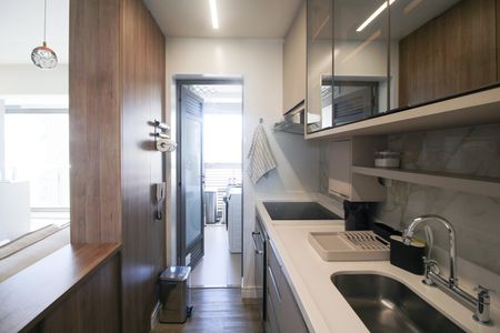 Cozinha de apartamento para alugar com 2 quartos, 73m² em Indianópolis, São Paulo