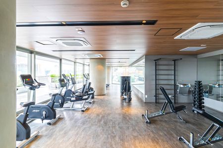 Área externa de apartamento para alugar com 1 quarto, 120m² em Pinheiros, São Paulo