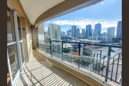 Sacada de apartamento para alugar com 3 quartos, 106m² em Chácara Santo Antônio (zona Sul), São Paulo