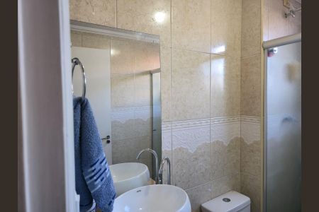 Banheiro Social de apartamento para alugar com 1 quarto, 42m² em Jardim Cocaia, Guarulhos