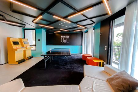 Studio para alugar com 21m², 1 quarto e sem vagaSala de Jogos