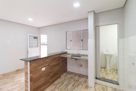 Cozinha de casa para alugar com 1 quarto, 50m² em Jardim Ana Estela, Carapicuíba