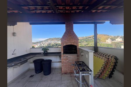 Área comum - Churrasqueira de apartamento para alugar com 3 quartos, 105m² em Castelo, Belo Horizonte