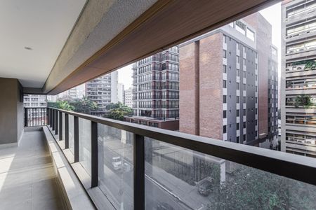 Varanda de apartamento à venda com 3 quartos, 153m² em Indianópolis, São Paulo