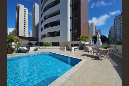Área comum - Piscina de apartamento para alugar com 3 quartos, 116m² em Barra, Salvador