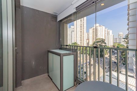 Studio para alugar com 31m², 1 quarto e sem vagaVaranda