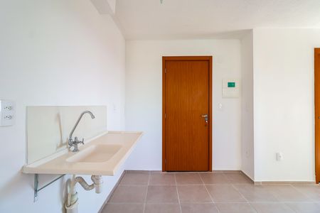 Cozinha de apartamento para alugar com 2 quartos, 35m² em Jardim Amalia, São Paulo