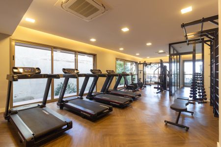 Área comum - Academia de kitnet/studio para alugar com 1 quarto, 26m² em Sumarezinho, São Paulo