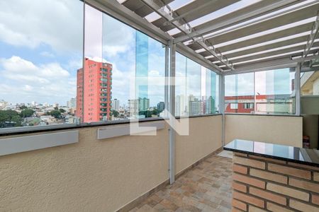 Área comum - Churrasqueira de apartamento para alugar com 1 quarto, 46m² em Nova Petrópolis, São Bernardo do Campo