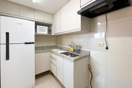 Cozinha de apartamento para alugar com 1 quarto, 46m² em Nova Petrópolis, São Bernardo do Campo