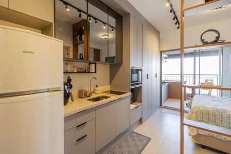 Studio de kitnet/studio para alugar com 1 quarto, 27m² em Indianópolis, São Paulo