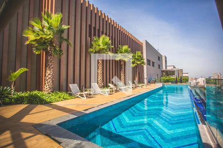 Studio para alugar com 27m², 1 quarto e sem vaga Studio para alugar com 27m², 1 quarto e sem vagaÁrea comum - Piscina