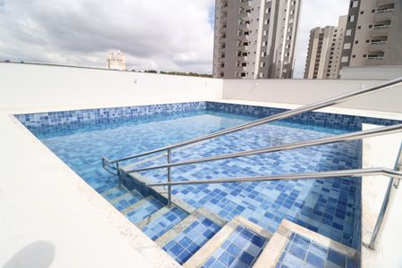 Área comum - Piscina de apartamento para alugar com 2 quartos, 73m² em Novo Mundo, Uberlândia