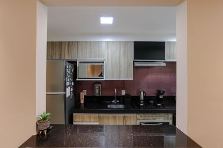 Cozinha de apartamento para alugar com 2 quartos, 48m² em Vila Mogilar, Mogi das Cruzes