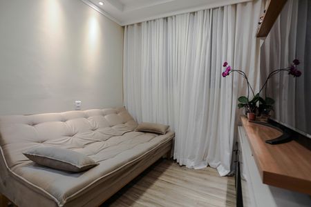 Sala de apartamento para alugar com 2 quartos, 48m² em Vila Mogilar, Mogi das Cruzes
