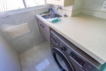Área de serviço  de apartamento à venda com 2 quartos, 40m² em Parque Bristol, São Bernardo do Campo