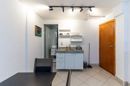 Cozinha de apartamento para alugar com 1 quarto, 73m² em Centro Histórico de São Paulo, São Paulo