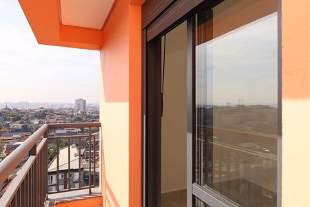 Varanda do quarto de apartamento para alugar com 2 quartos, 56m² em Cidade Antônio Estêvão de Carvalho, São Paulo