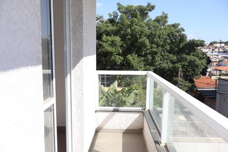 Varanda da Sala de apartamento à venda com 2 quartos, 57m² em Vila Progresso, Guarulhos