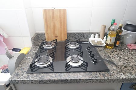 Cozinha de apartamento à venda com 2 quartos, 39m² em Santa Maria, Santo André