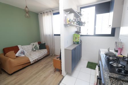 Cozinha de apartamento à venda com 2 quartos, 39m² em Santa Maria, Santo André