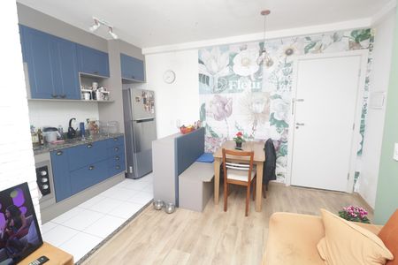 Sala de Jantar de apartamento à venda com 2 quartos, 39m² em Santa Maria, Santo André