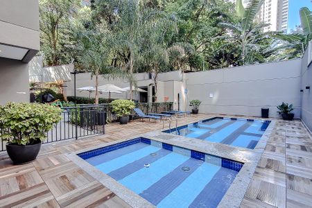 Área comum - Piscina de kitnet/studio para alugar com 1 quarto, 33m² em Vila Mariana, São Paulo