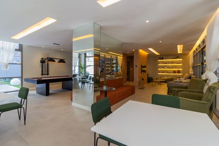 Área comum - Salão de festas de kitnet/studio para alugar com 1 quarto, 36m² em Pompeia, São Paulo