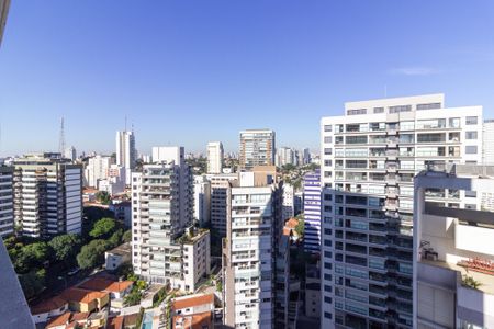 Vista/Varanda de kitnet/studio para alugar com 1 quarto, 36m² em Pompeia, São Paulo