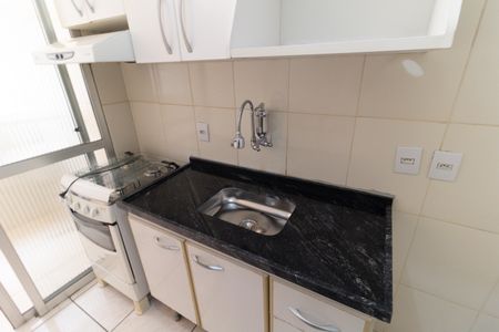 Cozinha  de apartamento para alugar com 2 quartos, 46m² em Jardim Santa Emilia, São Paulo