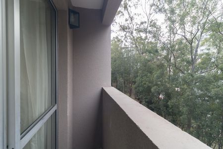 Varanda da Sala de apartamento para alugar com 2 quartos, 46m² em Jardim Santa Emilia, São Paulo
