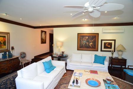 Sala de Estar de casa de condomínio à venda com 4 quartos, 750m² em Barra da Tijuca, Rio de Janeiro