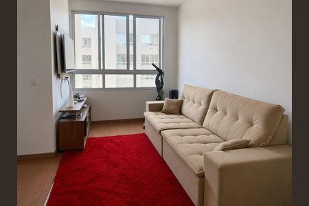 Sala de apartamento para alugar com 2 quartos, 48m² em Mantiquira, Duque de Caxias