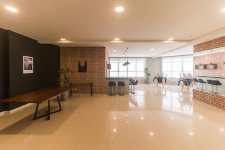 Área comum - Salão de festas de kitnet/studio para alugar com 1 quarto, 44m² em Vila Mogilar, Mogi das Cruzes