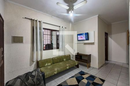 Sala de casa para alugar com 2 quartos, 131m² em Vila Assuncao, Praia Grande