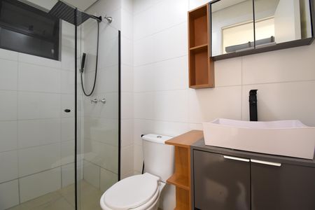 Banheiro de apartamento para alugar com 2 quartos, 45m² em Pedro Moro, São José dos Pinhais