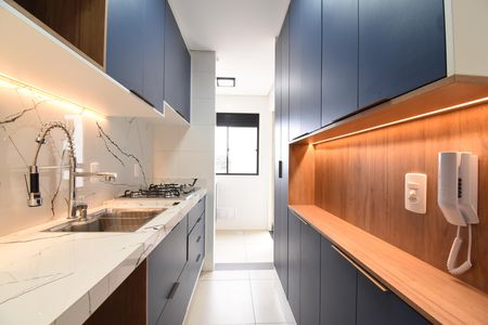 Cozinha de apartamento para alugar com 2 quartos, 45m² em Pedro Moro, São José dos Pinhais