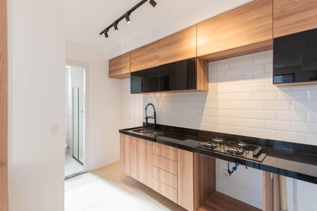Cozinha de apartamento para alugar com 1 quarto, 32m² em Santo Cristo, Rio de Janeiro