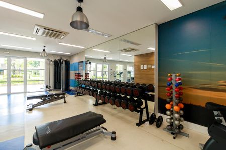 Apartamento à venda com 96m², 2 quartos e 2 vagas Apartamento à venda com 96m², 2 quartos e 2 vagasAcademia