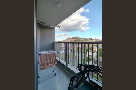 Varanda da Sala de apartamento à venda com 2 quartos, 54m² em Santo Cristo, Rio de Janeiro